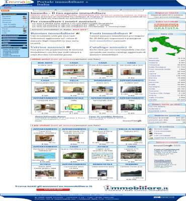 annunci immobiliari, portale immobiliare, agenzie immobiliari, intermediari immobiliari, borsino immobiliare, prezzi immobili.