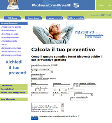 prestiti, prestiti personali, prestiti pensionati, prestito vacanze, consolidamento debiti, cessione del quinto, mutui.
