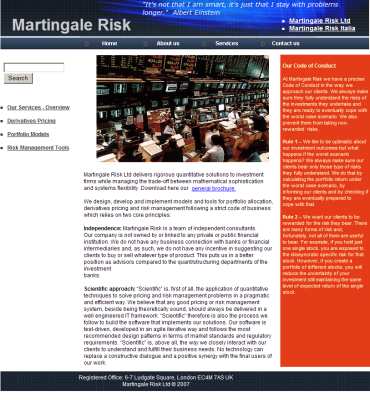 ingegneria finanziaria, servizi finanziari, pricing, risk management, consulenza finanziaria, gestione portafoglio, fair value.
