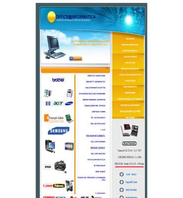 informatica, office, macchine per ufficio, accessori, Fotocopiatrici, Stampanti, Multifunzione, PC, fax, Plotter, Scanner, Cartucce Toner.