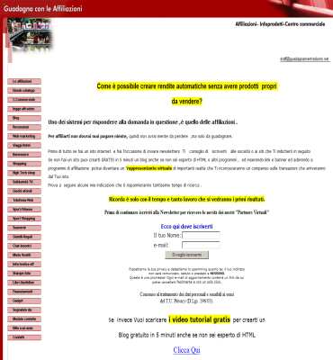 guadagnare su internet, guadagno online, guadagnare con le affiliazioni, programmi di affiliazione, affiliato, affiliati, affiliazione, commissioni sul venduto,
