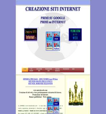 servizi internet, realizzazione siti web, informatica, posizionamento motori di ricerca, pubblicità.