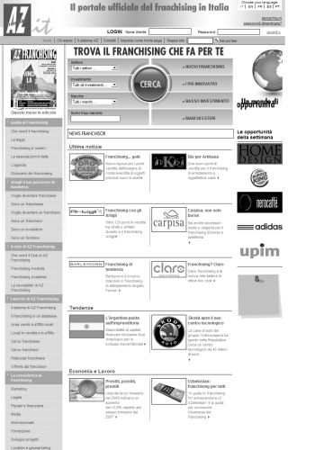 franchising, franchising di distribuzione, franchising di servizi, franchising industriale.