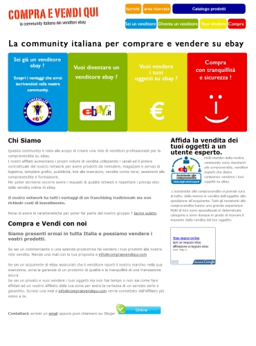 compravendite on line, compra e vendi, e-commerce, vendita prodotti online, community compravendite, compravendite su ebay, vendite conto terzi.