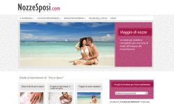 Pagina principale del portale nozzesposi.com